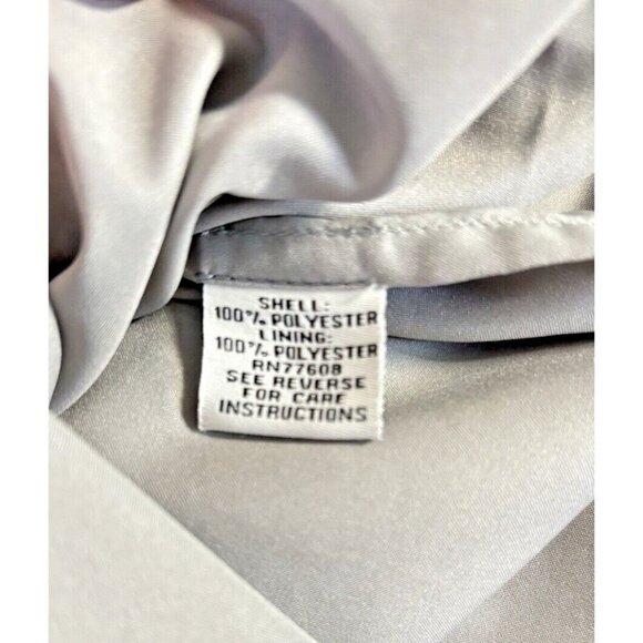 J. Peterman Pink Gray Lace Chromatic Dress Floral Medi Zip UP  Women’s Size 4 - Picture 11 of 11